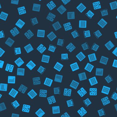 Sinirsel ağı, ikili kodu ve Web geliştirici programlamasını sorunsuz bir şekilde ayarla. Vektör