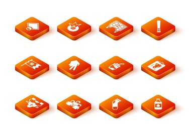 Set oyuncusu göğüs koruyucusu, beyzbol oyuncuları takımı, bayrak, beyzbol eldiveni, çorap, kağıt cam su, şişe ve planlama stratejisi ikonu. Vektör