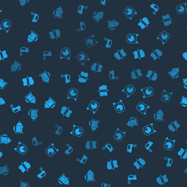 Elektrik karıştırıcısını, mutfak zamanlayıcısını, hamurun üzerinde merdane pimini ve kusursuz şablona Fransız presini ayarlayın. Vektör