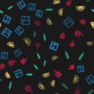 Ev planını, gökdeleni, garajı ve park yerini kusursuz bir şekilde ayarla. Vektör