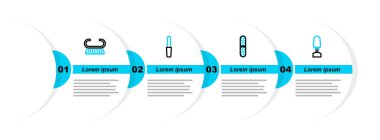Manikür, tırnak törpüsü ve pedikür fırça rendesi simgesi için değirmen kesiciyi ayarla. Vektör