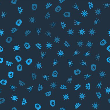 Proje ekibi tabanı, Algoritma, Kopyalama ağı ve Su geçirmez deseni ayarlayın. Vektör.