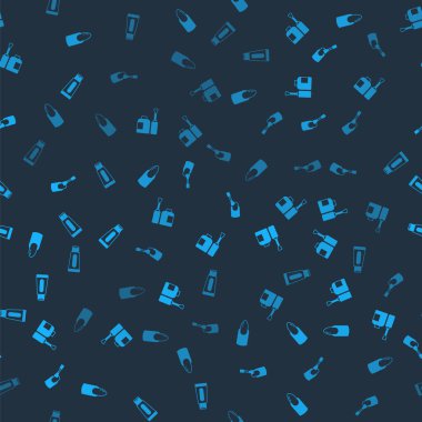 Tırnak manikürü, bir şişe tırnak cilası ve tüp el kremini pürüzsüz desenlere ayarlayın. Vektör