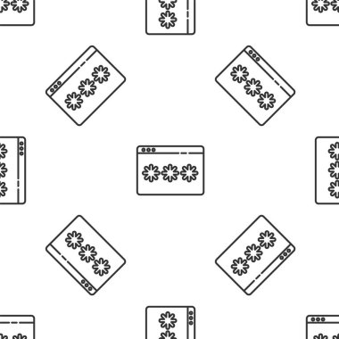 Gri çizgi şifre koruması ve güvenlik erişim simgesi beyaz arka planda izole edilmiş kusursuz desen. Güvenlik, güvenlik, koruma, gizlilik kavramı. Vektör İllüstrasyonu.