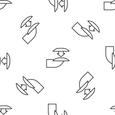 Manikür ikonu için gri çizgili sahte tırnak seti beyaz arka planda izole edilmiş pürüzsüz desen. Tırnak eklentisi için vernik renk paleti. Yapay tırnaklar. Vektör