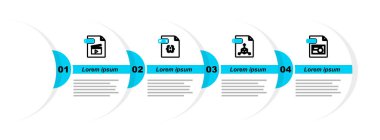 BMP dosya belgesi, OBJ, JS ve MOV simgesini ayarla. Vektör