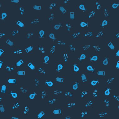 Elektrikli arabayı, fişi ve bataryayı kusursuz şekilde ayarla. Vektör