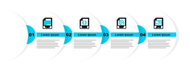JPG dosya belgesi, GIF, CSS ve TXT simgesini ayarla. Vektör