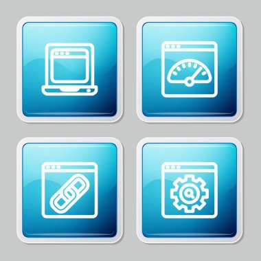 Satır dizüstü bilgisayarını tarayıcı penceresi, dijital hız ölçer, tarayıcı ve simge ayarlama ile ayarla. Vektör