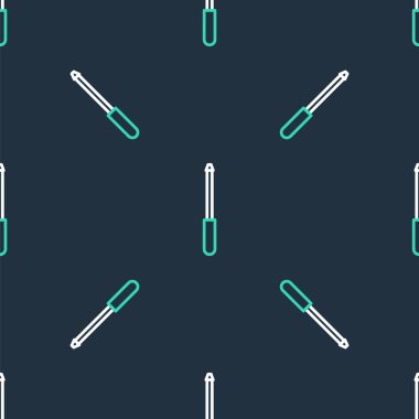 Çizgi Bıçak Keskinleştirici simgesi siyah arkaplanda izole edilmiş. Vektör