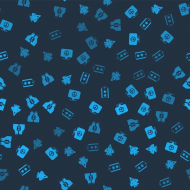 Jet savaş uçağı, konum barışı, askeri rütbe ve dürbün ayarlayın. Vektör.