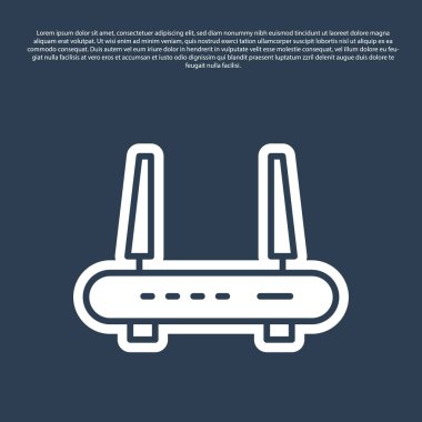 Pop sanat Router ve wi-fi sinyal ikonu renk arkaplanında izole edildi. Kablosuz ethernet modem yönlendirici. Bilgisayar teknolojisi interneti. Vektör.