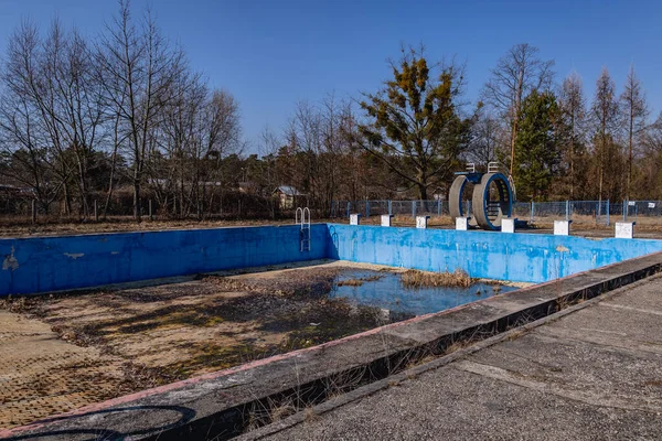 Abandoned Swimming Pool Nowa Deba Town Poland — Stock Photo, Image