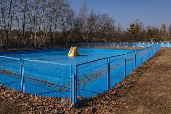 Abandoned Swimming Pool Kids Nowa Deba Town Poland — Stock Photo, Image