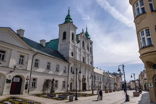 Rzeszów Polska Marca 2022 Kościół Krzyża Klasztor Postpijański Rzeszowie — Zdjęcie stockowe