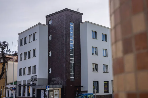 Rzeszow Polen Mars 2022 Modernistisk Stil Hotel Omega Hostel Tidigare — Stockfoto
