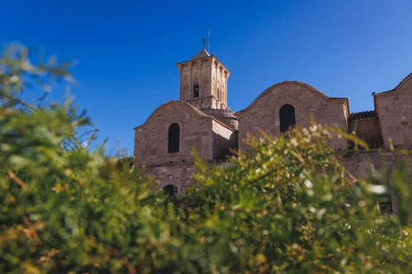 stock image Church of Saint Lazarus on St Lazarus Square in Old Town of Larnaca city, Cyprus island country