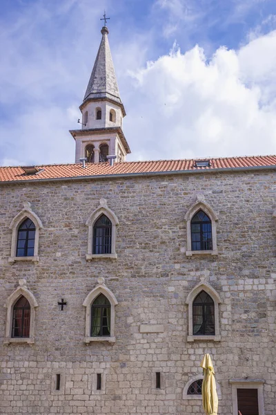 St John the Baptist Cathedral, Old Town of Budva, Adriatic coast in Montenegro