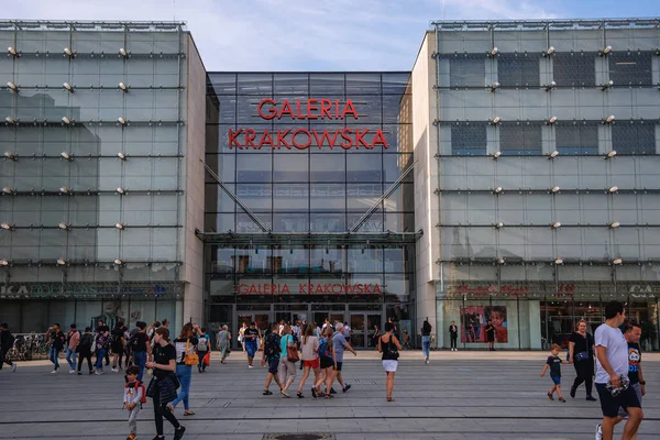 Krakow Polonya Ağustos 2022 Krakow Şehrindeki Galeria Krakowska Alışveriş Merkezi — Stok fotoğraf