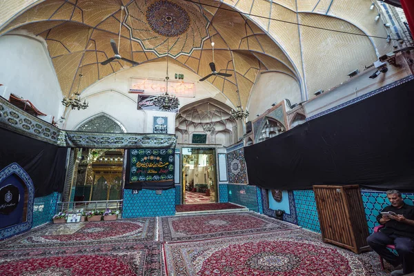 Kashan Iran Ottobre 2016 Interno Una Piccola Moschea Nel Centro — Foto Stock