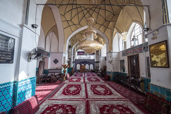 Kashan Iran Oktober 2016 Innenraum Einer Schiitischen Moschee Der Altstadt — Stockfoto