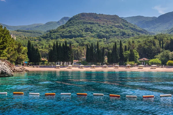 Przno Montenegro Mai 2017 Queen Beach Vor Der Villa Milocer — Stockfoto