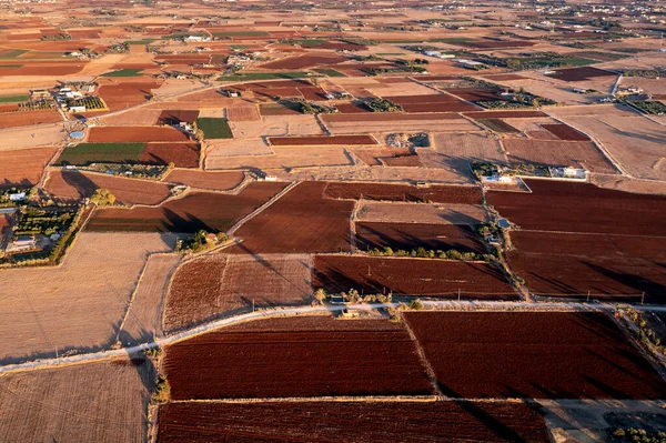 Red Soil Fields Avgorou Village Famagusta District Cyprus — Stock Photo, Image
