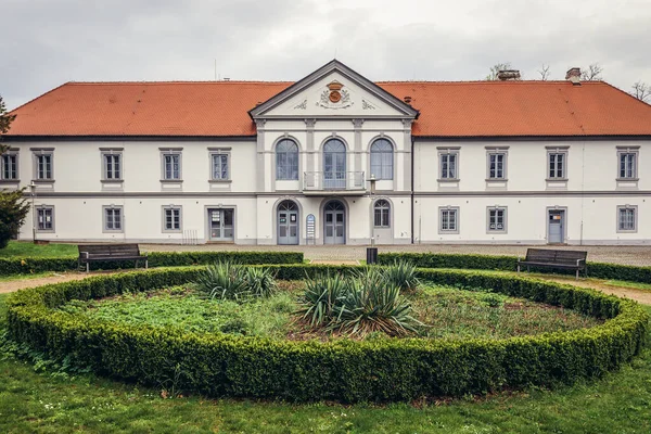 Bilovice República Checa Abril 2018 Antiguo Castillo Sede Las Autoridades — Foto de Stock