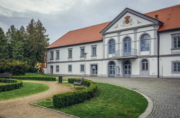 Bilovice República Checa Abril 2018 Antigo Castelo Sede Das Autoridades — Fotografia de Stock