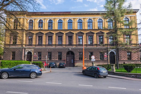 Cieszyn Polen April 2018 Grundschule Und Gymnasium Cieszyn Nach Nikolaus — Stockfoto