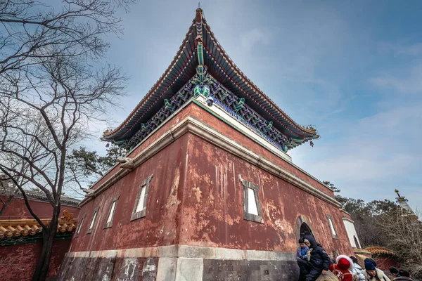 Pequim China Fevereiro 2019 Temple Four Great Regions Complex Longevity — Fotografia de Stock