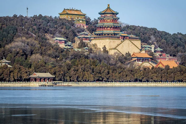Beijing China February 2019 View Longevity Hill Sea Wisdom Hall — Stock Photo, Image