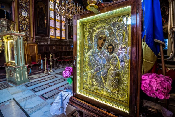 Brasov Romênia Julho 2016 Interior Igreja Santa Assunção Cidade Velha — Fotografia de Stock