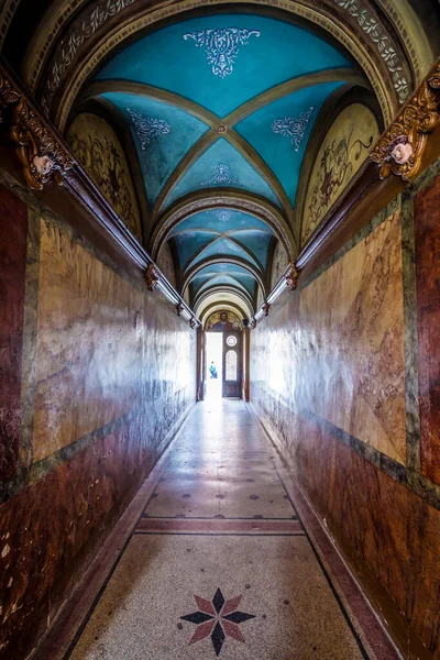Brasov Romania July 2016 Entry Corridor Holy Assumption Church Old — Stock Photo, Image