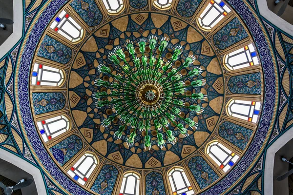 Aran Bidgol Iran Octobre 2016 Dôme Décoré Sanctuaire Saint Imamzadeh — Photo
