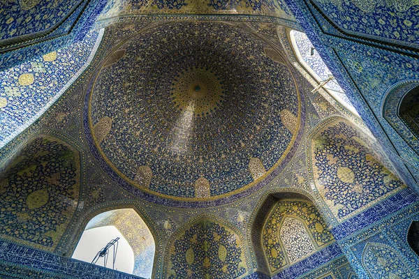 Isfahan Iran Oktober 2016 Kupolerna Shah Moskén Esfahan — Stockfoto