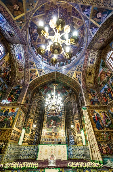 Isfahán Irán Octubre 2016 Interior Vank Catedral Del Santo Salvador — Foto de Stock