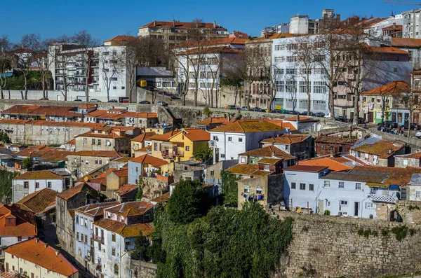 Porto Portugal December 2016 Σπίτια Πόρτο Θέα Από Infante Henrique — Φωτογραφία Αρχείου