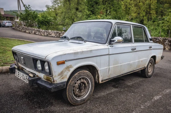 Tskaltubo Γεωργία Απριλίου 2015 Vaz 2106 Lada 1600 Car — Φωτογραφία Αρχείου