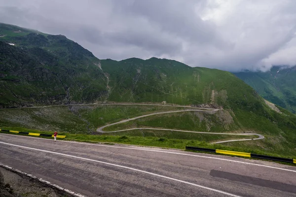 Estrada Transfagarasan Nas Montanhas Dos Cárpatos Roménia — Fotografia de Stock