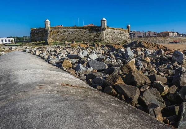 Forte São Francisco Queijo Conhecido Como Castelo Queijo Porto Portugal — Fotografia de Stock