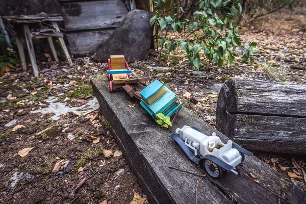 Old Toys Pripyat Abandoned City Chernobyl Exclusion Zone Ukraine — Stock Photo, Image