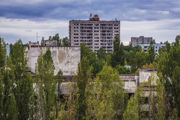 Apartments Pripyat Abandoned City Chernobyl Exclusion Zone Ukraine — Stock Photo, Image