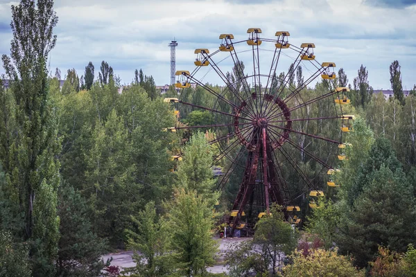 Ferris Wheel Pripyat Abandoned City Chernobyl Exclusion Zone Ukraine — Stock Photo, Image