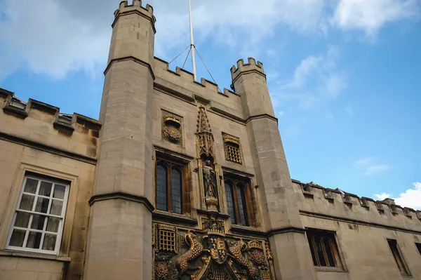 Christ College Jest Kolegium Składowe Uniwersytetu Cambridge Anglia Wielka Brytania — Zdjęcie stockowe