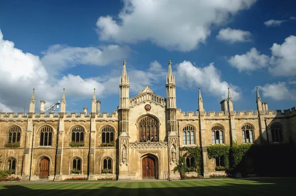 College Corpus Christi Blessed Virgin Mary University Cambridge England — Stock fotografie