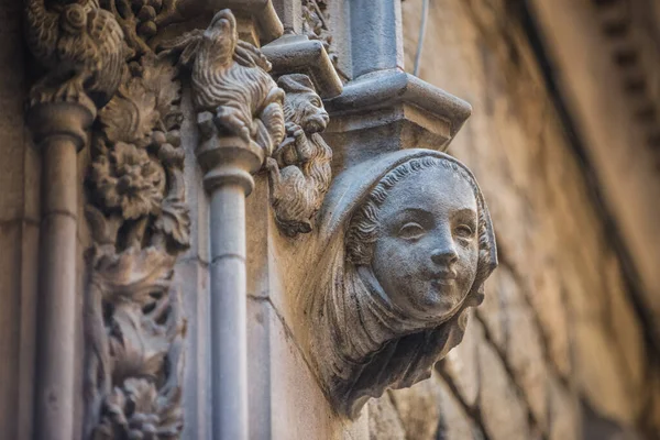 Close Palace Government Catalonia Gothic Quarter Barcelona Spain — Stock Photo, Image