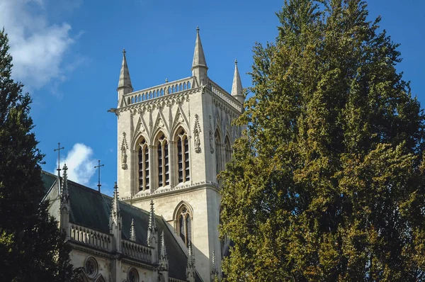 Torre Capilla Del John College Colegio Constituyente Universidad Cambridge Inglaterra — Foto de Stock
