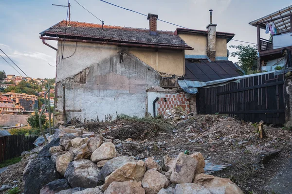 Huis Wijk Alifakovac Sarajevo Bosnië Herzegovina — Stockfoto