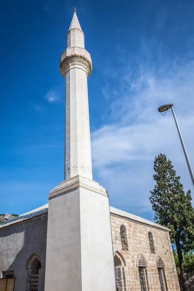 Mecset Építési Telek Mostar Városban Bosznia Hercegovinában — Stock Fotó